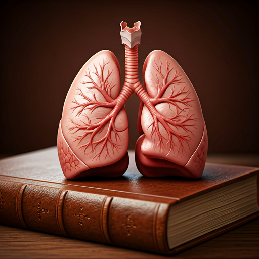 An image of lungs resting on top of a book, emphasizing the interaction between breathing and memory.